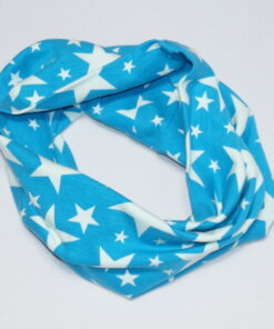 Loopschal - Sterne blau