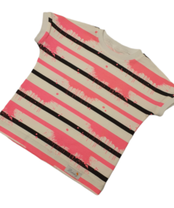 T-Shirt Streifen pink